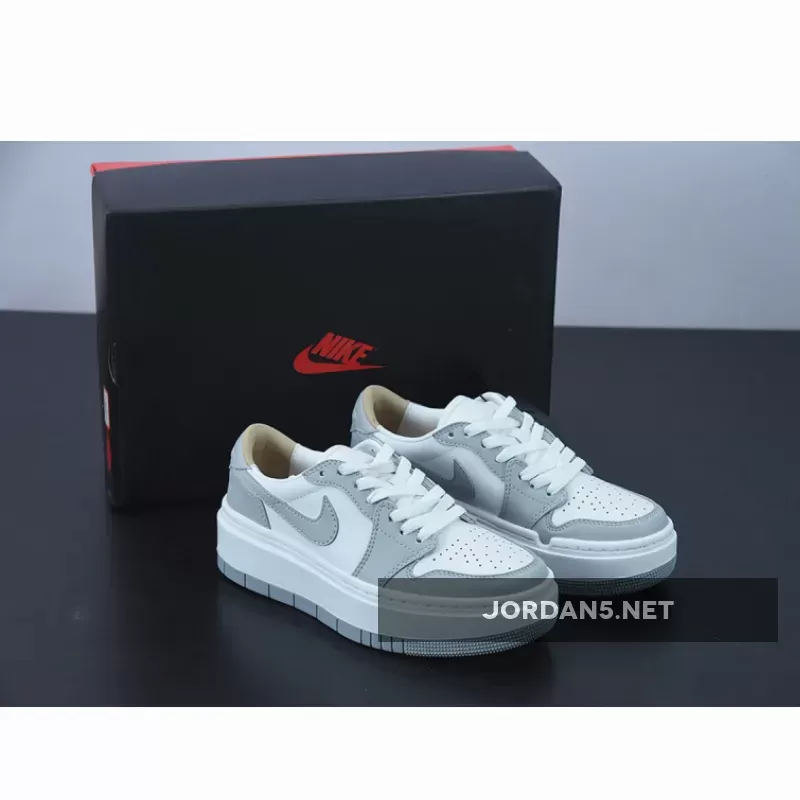 Air Jordan 1 Low LV8D Wolf Grey For Womens DH7004-100 #jordan 1 low elevate wolf grey
