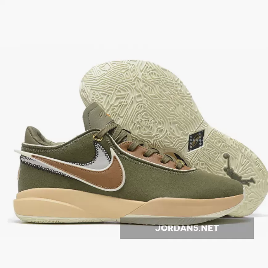 Nike LeBron 20 "Olive Suede" Multi-Color DV1193-901