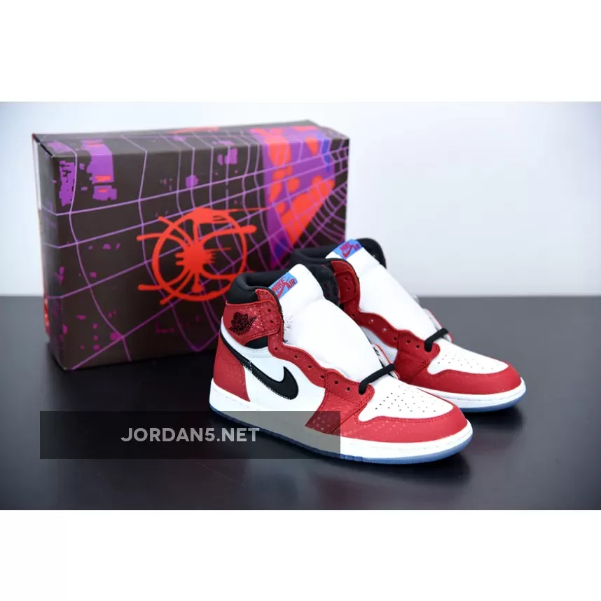 Air Jordan 1 Retro High Og 'origin Story' 555088-602 spider man shoes jordans