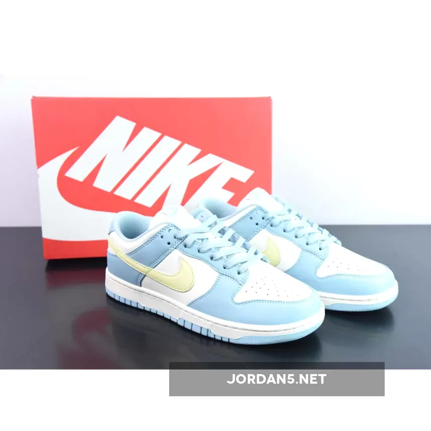 Nike Dunk Low Sail/Citron Tint-Ocean Bliss DD1503-123 nike dunk low retro university blue