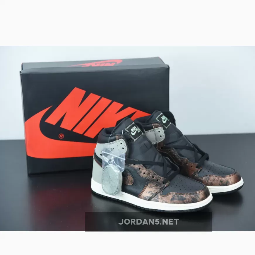 Jordan 1 Retro High Patina 555088-033 jordan 1 army
