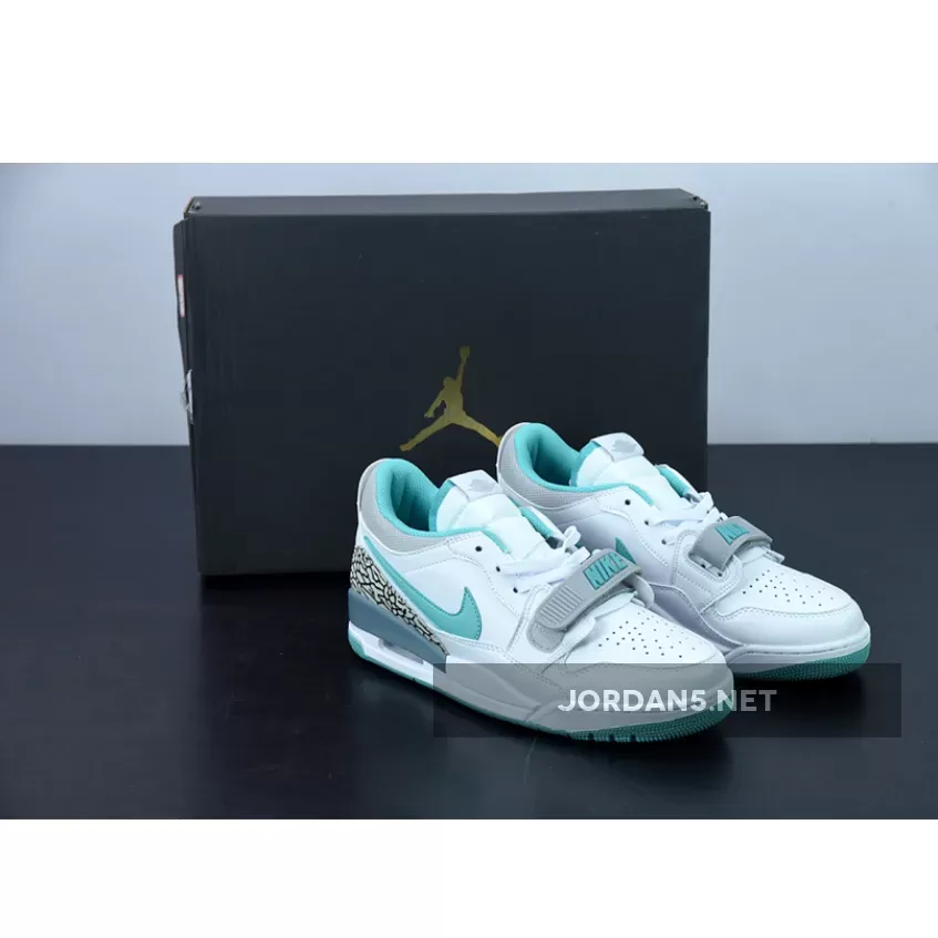 Jordan Legacy 312 Low 'White Turquoise' - jordan low turquoise