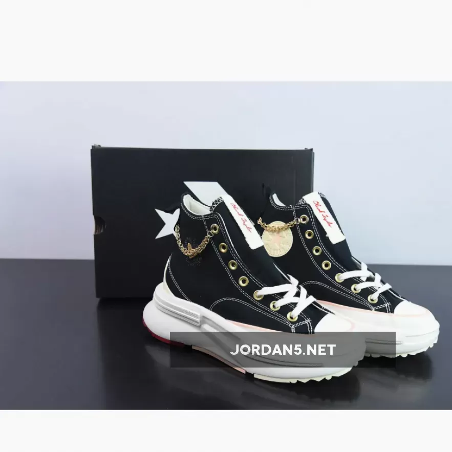 Converse Run Star Legacy CX Platform High ‘Valentine’s Day 2023’ Black Gold A05137C