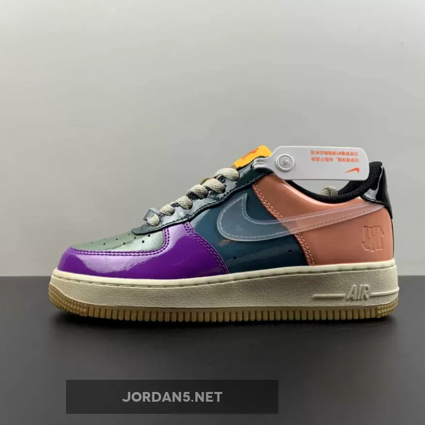 Undefeated x Nike Air Force 1 Low "Wild Berry" / Af1 Multicolor DV5255-500