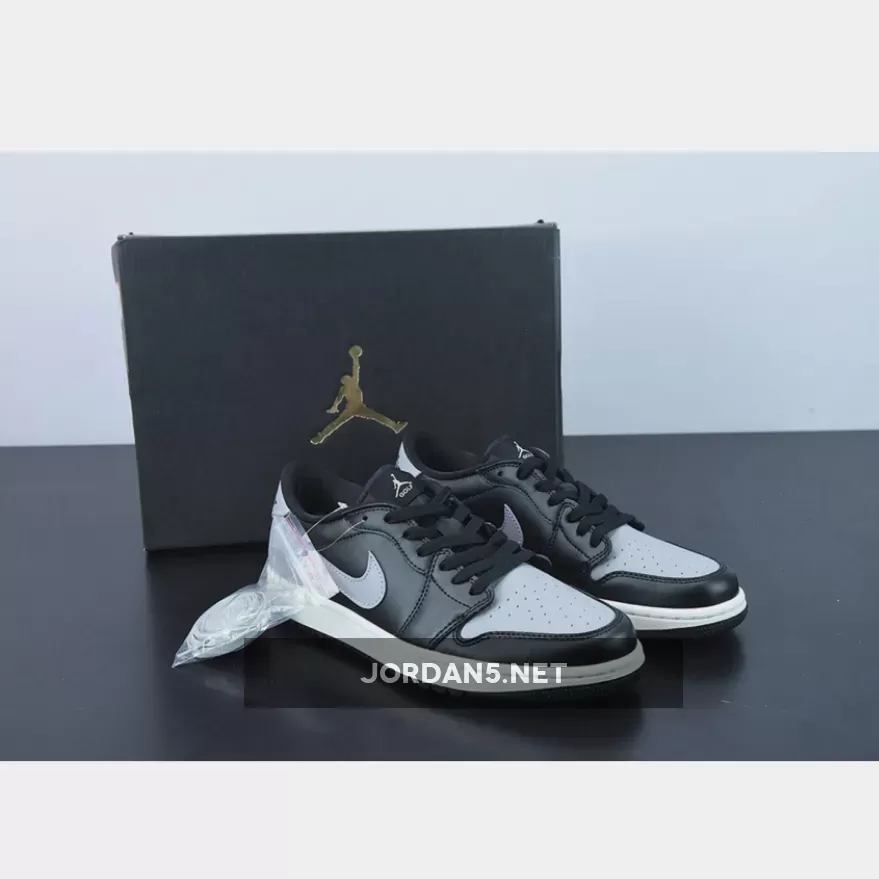 Kids Air Jordan 1 Low Golf Shadow Black Grey DD9315-001 nike jordan 1 low golf