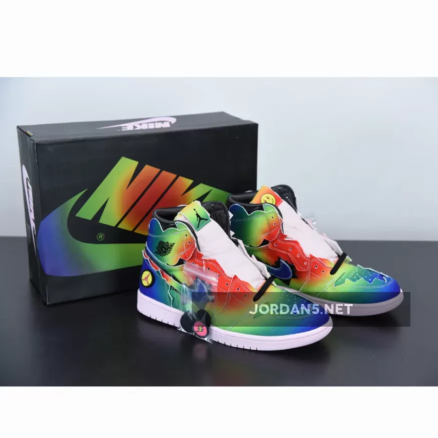 J Balvin x Air Jordan 1 High Multi-Color/Pink Foam - j balvin jordans price