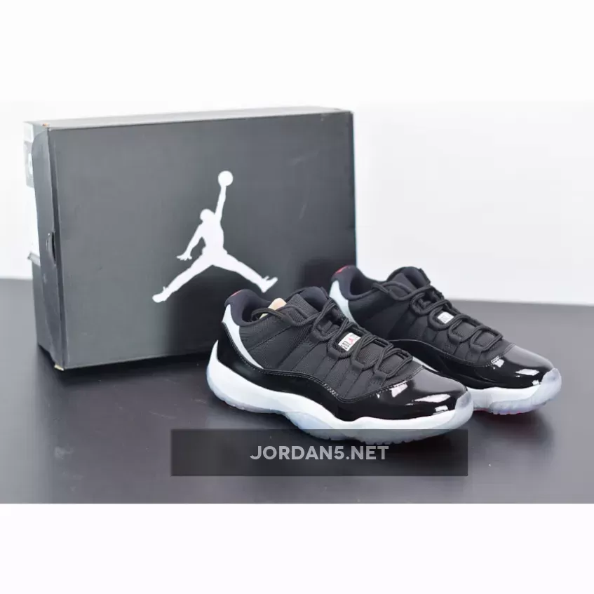 Air Jordan 11 Retro Low Black/Infrared 23-Pure Platinum 528895-023 infrared jordan 11