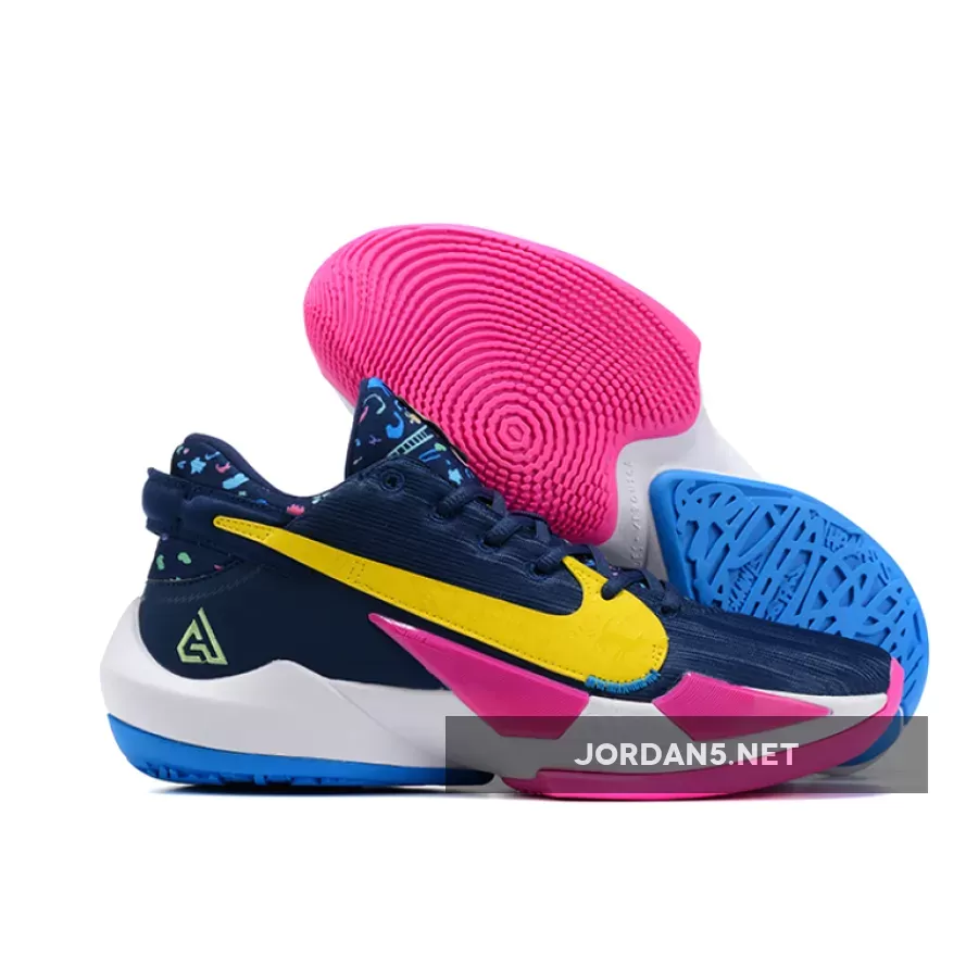 Nike Zoom Freak 2 Midnight Navy/Poison Green-Fire Pink