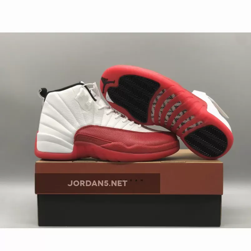 Air Jordan 12 OG 'Cherry' White/Metallic Silver-Varsity Red / cherry red 12s release date