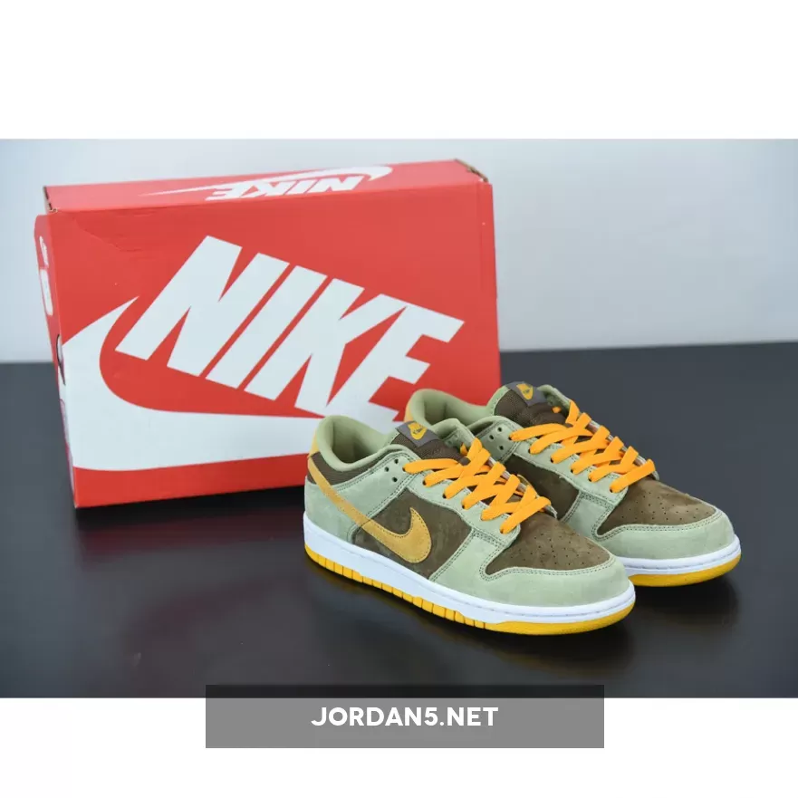 Nike Dunk Low Dusty Olive/Pro Gold DH5360-300 - nike dunk low retro olive orange white