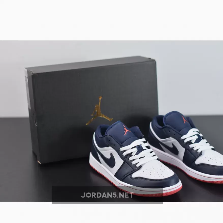 Air Jordan 1 Retro Low Ember Obsidian/Ember Glow-White AJ1 | EMBERGLOW