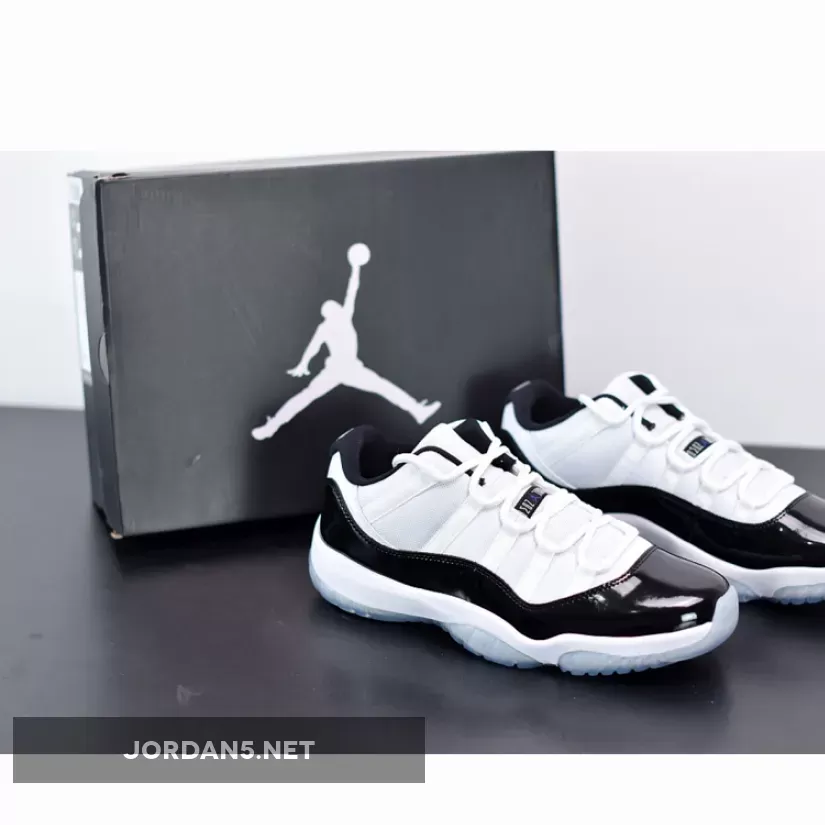 Air Jordan XI (11) Low 'Concord' White/Black-Concord jordan 11s goat