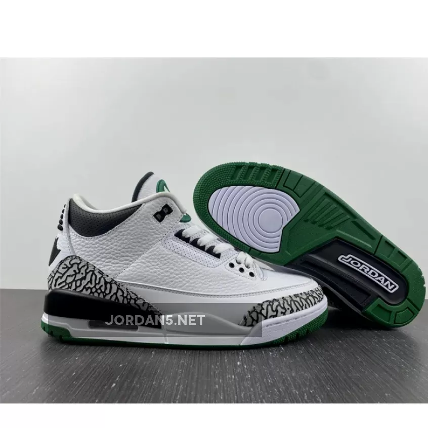 Air Jordan 3 Retro Oregon Ducks Pit Crew White Black Green air jordan 3 oregon ducks pit crew