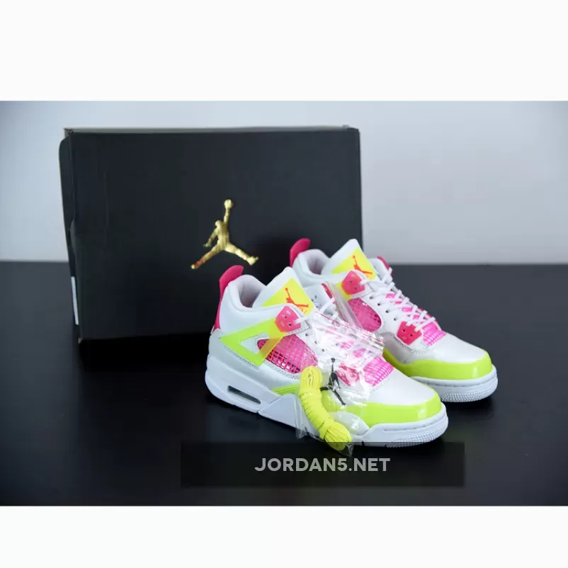 Jordan 4 GS Lemon Venom CV7808-100 air jordan 4 pink