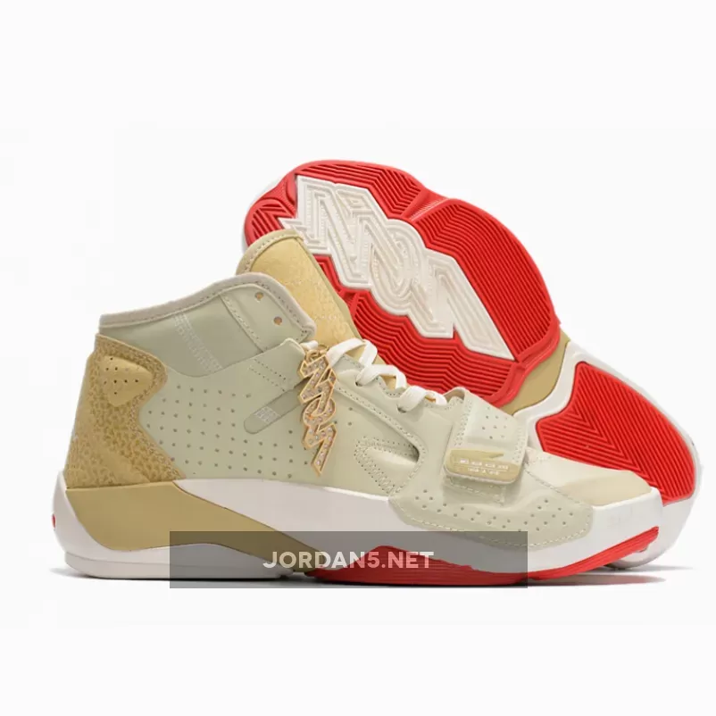 Jordan Zion 2 Fossil/Sail/Team Gold/University Red / nike zion 2