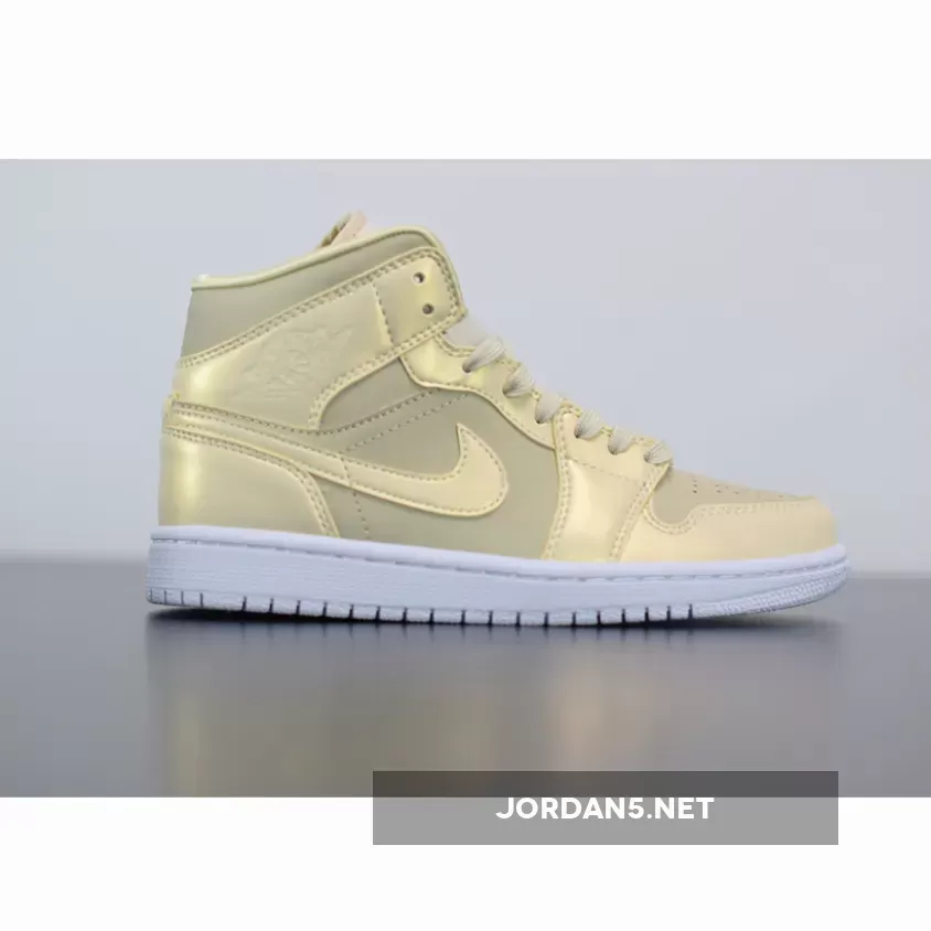 Nike Air Jordan 1 Mid SE Lemon Yellow WMNS CK6587-200 #air jordan 1 mid lemon yellow