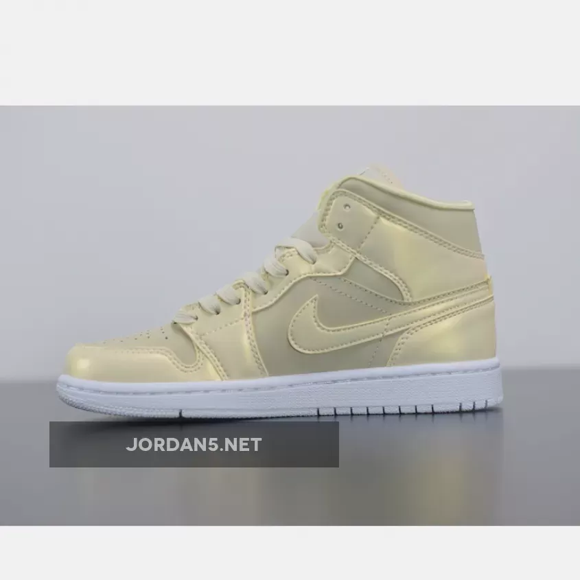 Nike Air Jordan 1 Mid SE Lemon Yellow WMNS CK6587-200 #air jordan 1 mid lemon yellow