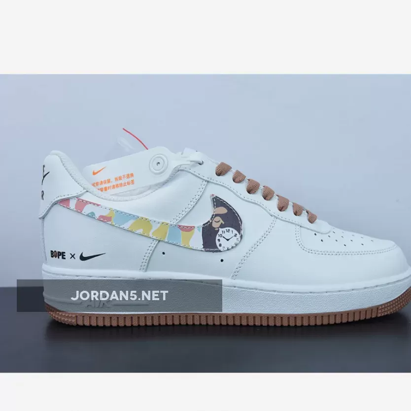 Nike Air Force 1 Low White Brown 1675864388 New Releases