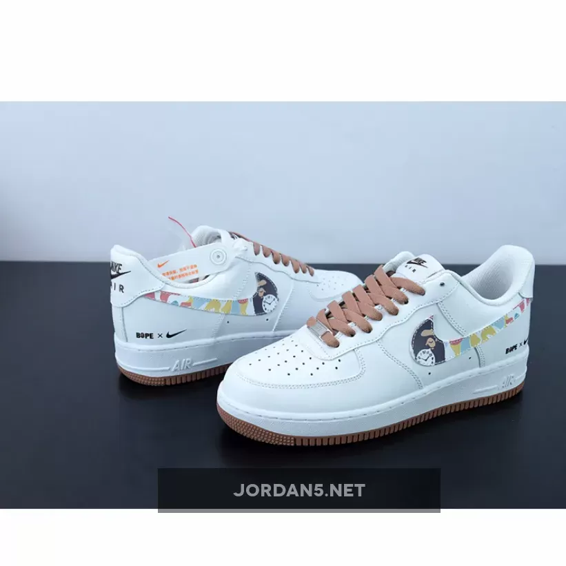 Nike Air Force 1 Low White Brown 1675864388 New Releases