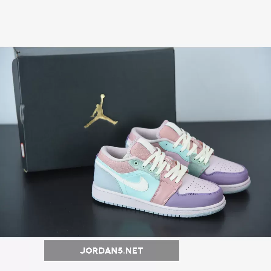 Air Jordan 1 Low Multi Pastel DJ5196-615 pastel jordans low