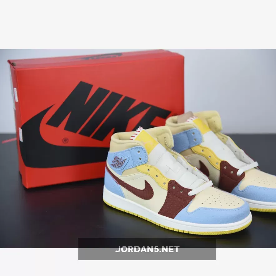 Maison Chateau Rouge x Air Jordan 1 Mid SE 'Fearless CU2803-200 - jordan rouge