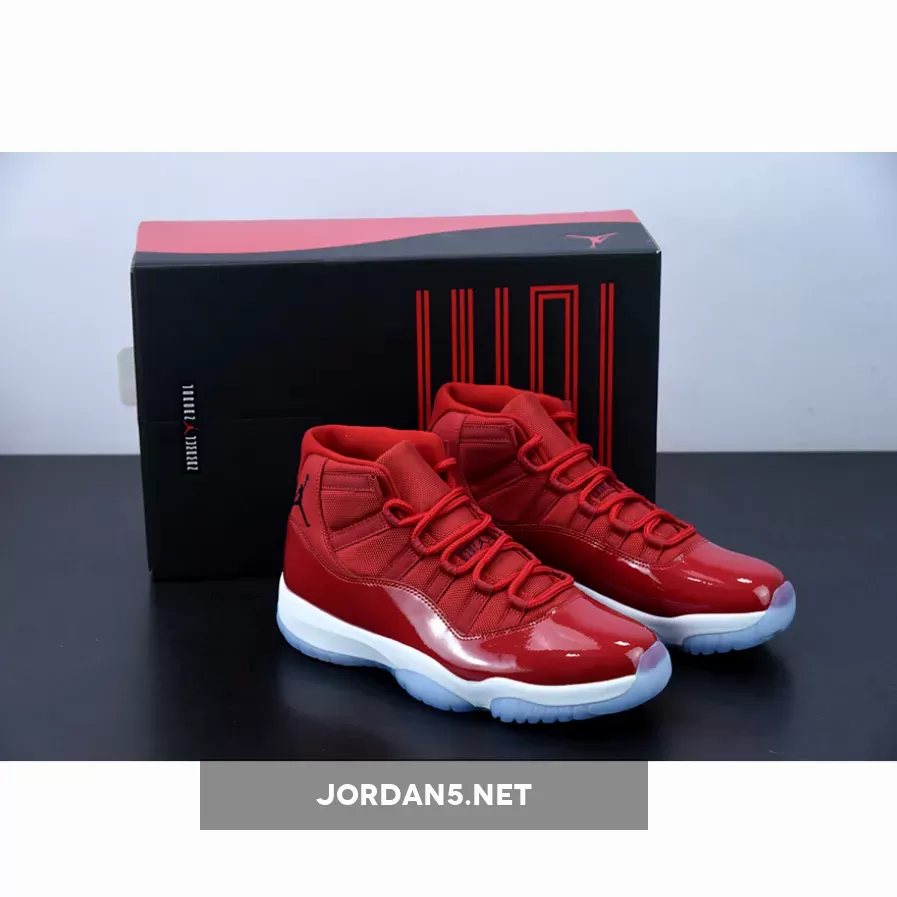 Air Jordan XI Chicago Gym Red - white and red shoes