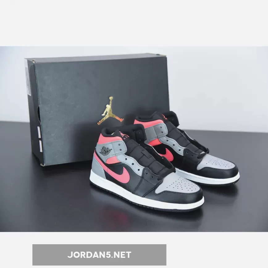 Air Jordan 1 Mid 'Pink Shadow' #jordan 1 pink retro