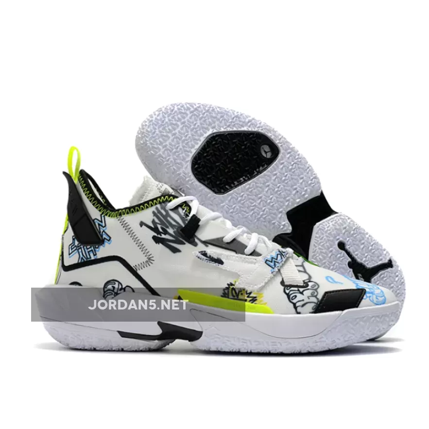 Jordan Why Not Zer0.4 White/Volt-Multi-Color