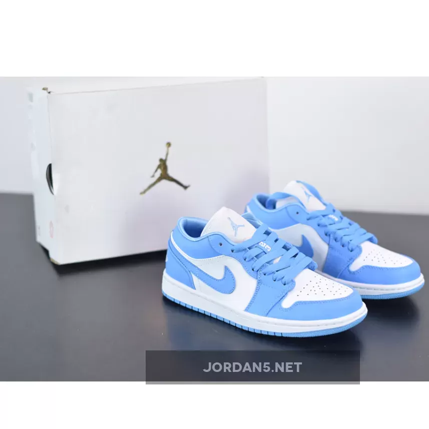 Air Jordan 1 Low 'UNC' University Blue/White AO9944-441 / wmns air jordan 1 low unc