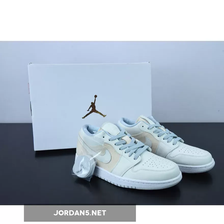 Jordan 1 Low Canvas Grey Cream Air Jordan 1 Low 'Canvas' Grey/Cream DQ4151-500