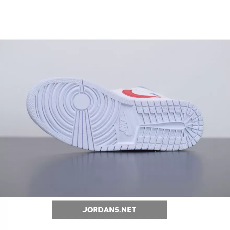 Air Jordan 1 Mid White/University Red-Game Royal BQ6472-164 #air jordan mid university red