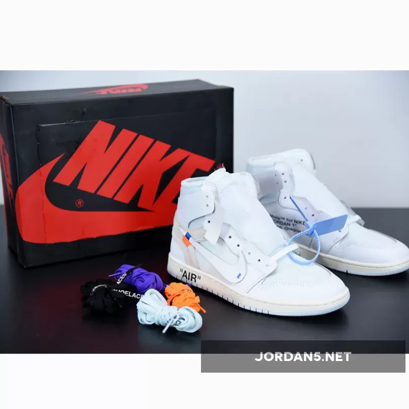 Off-White x Air Jordan 1 'White' AQ0818-100 off white jordan 1 europe