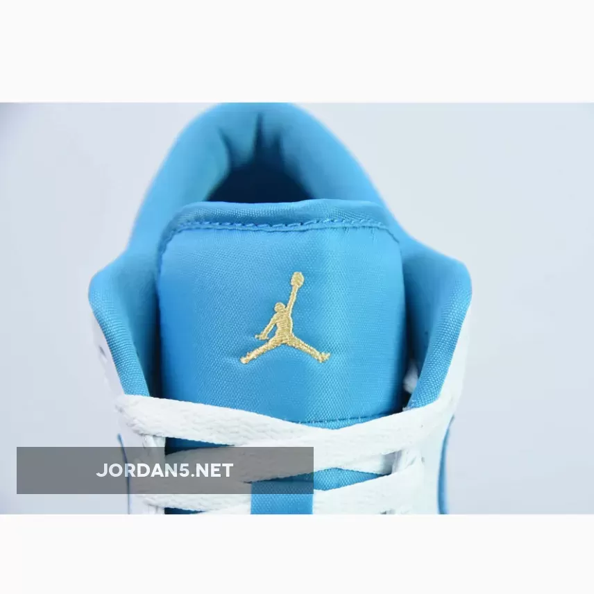 Air Jordan 1 Low Aquatone/Celestial Gold-White 553560-174 1681549059 Cheap