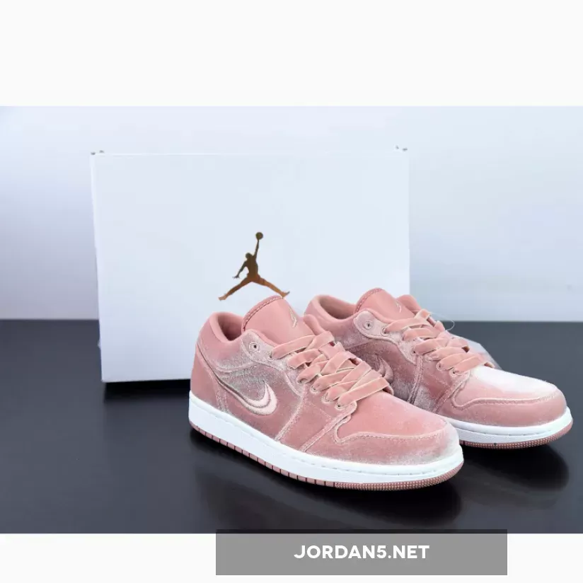 Air Jordan 1 Low 'Pink Velvet' DQ8396-600 - jordan 1 low pink