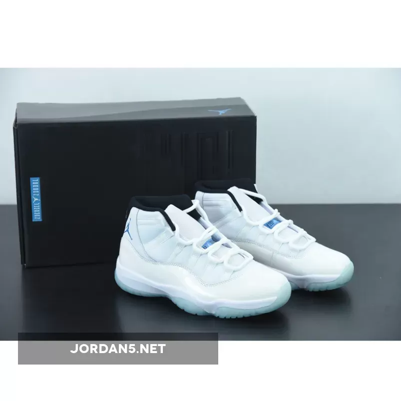 Air Jordan 11 Retro White/Legend Blue AJ11 #jordans 11 legend blue