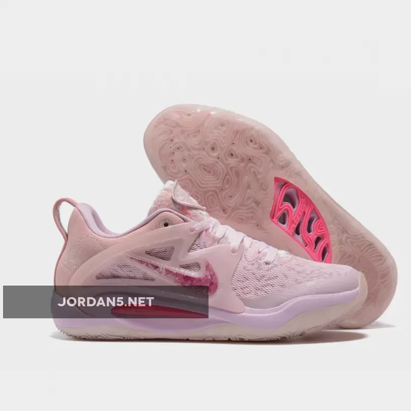 Nike KD 15 'Aunt Pearl' Pink Foam/Light Orewood Brown-Light Arctic Pink-Hyper Pink / kd pearls pink