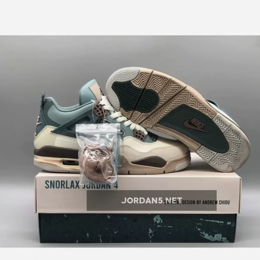 Air Jordan 4 Snorlax Custom #jordan 4 snorlax release date