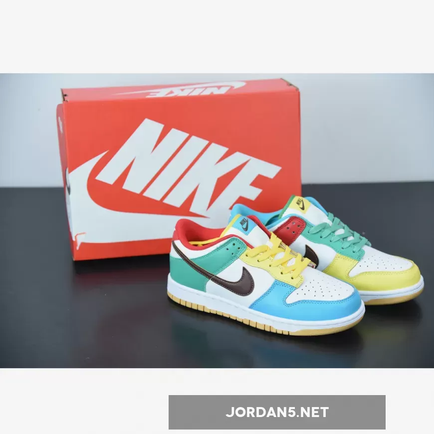 Nike Dunk Low SE 'Free 99' White/Light Chocolate-Roma Green / Nike Dunk Free99 DH0952-100