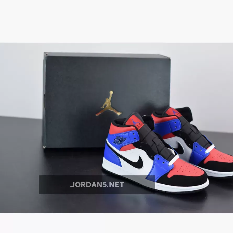 Air Jordan 1 Mid 'Top 3' 554724-124 #goat jordan 1