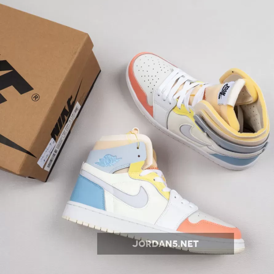 Air Jordan 1 Zoom CMFT 'To My First Coach' Sail/White-Zitron #air jordan 1 high zoom cmft to my first coach