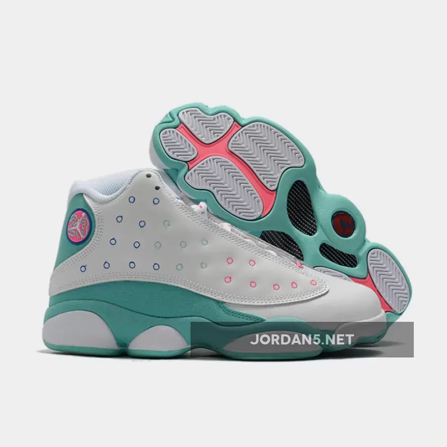 Air Jordan 13 Retro 'Aurora Green' 439358-100 #aurora green jordans