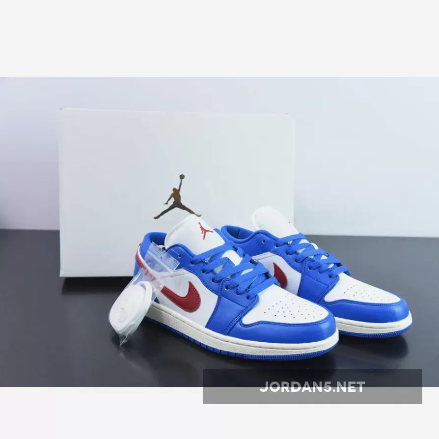 Air Jordan 1 Low Sport Blue/Gym Red-White DC0774-416 New Releases