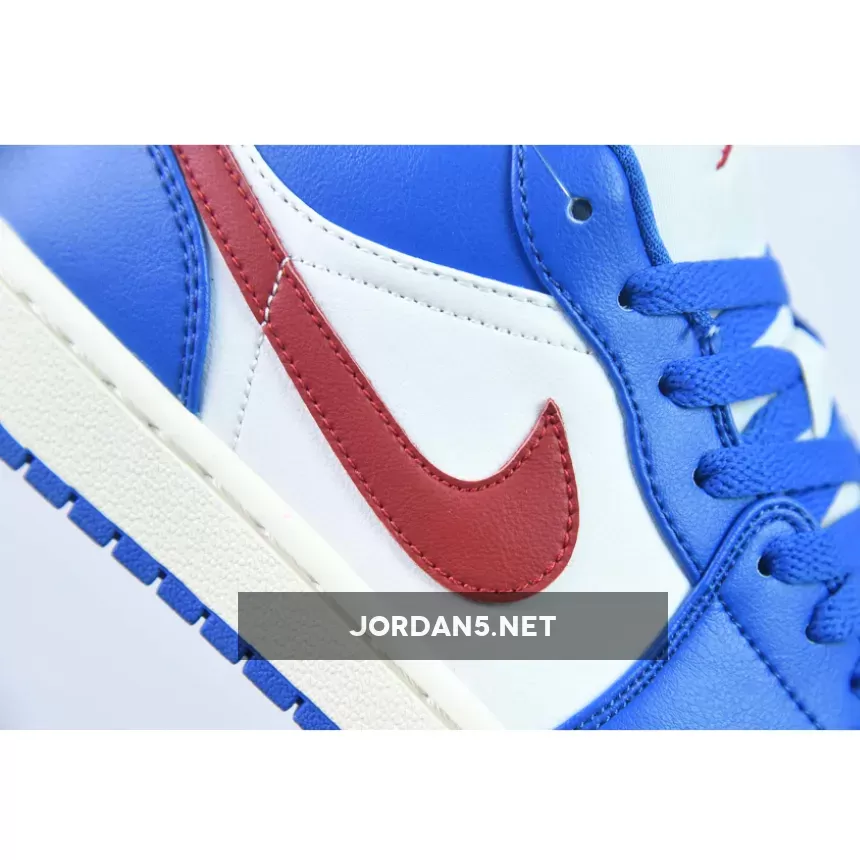 Air Jordan 1 Low Sport Blue/Gym Red-White DC0774-416 New Releases