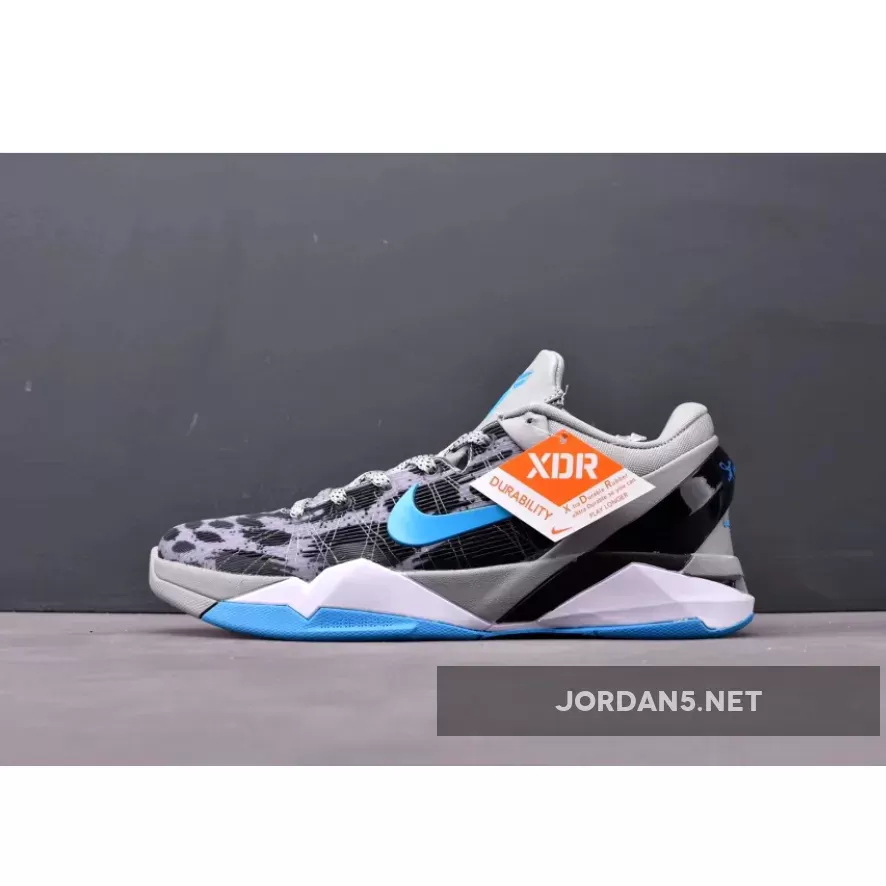 Nike Zoom Kobe 7 System 'Duke' Treasure Blue/White-Black - kobe 7 duke