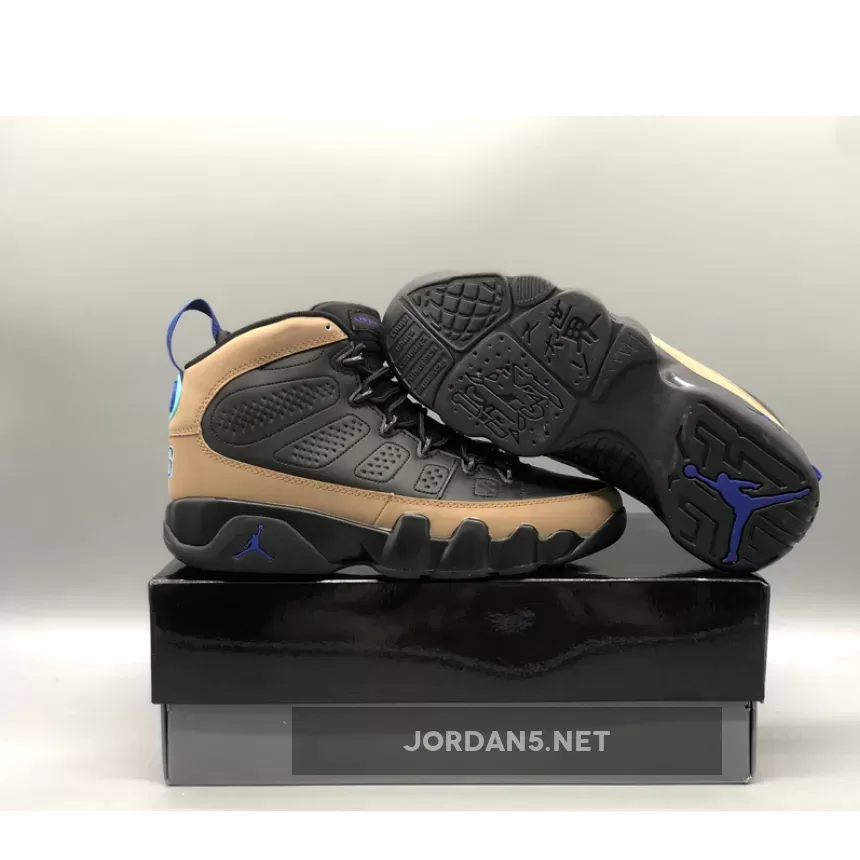 Air Jordan 9 'Olive Concord' Black/Bright Concord-Olive CT8019-034 air jordan 9 olive