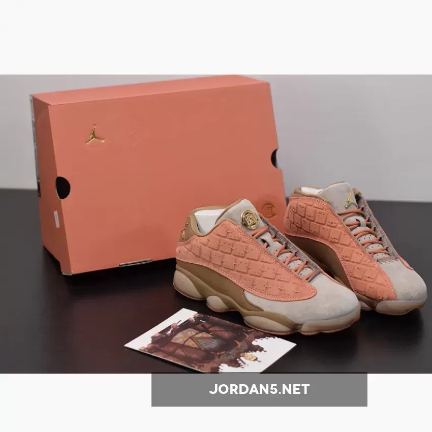 Clot Air Jordan 13 Low 'Terracotta Blush' AT3102-200 / jordan 13 low terracotta