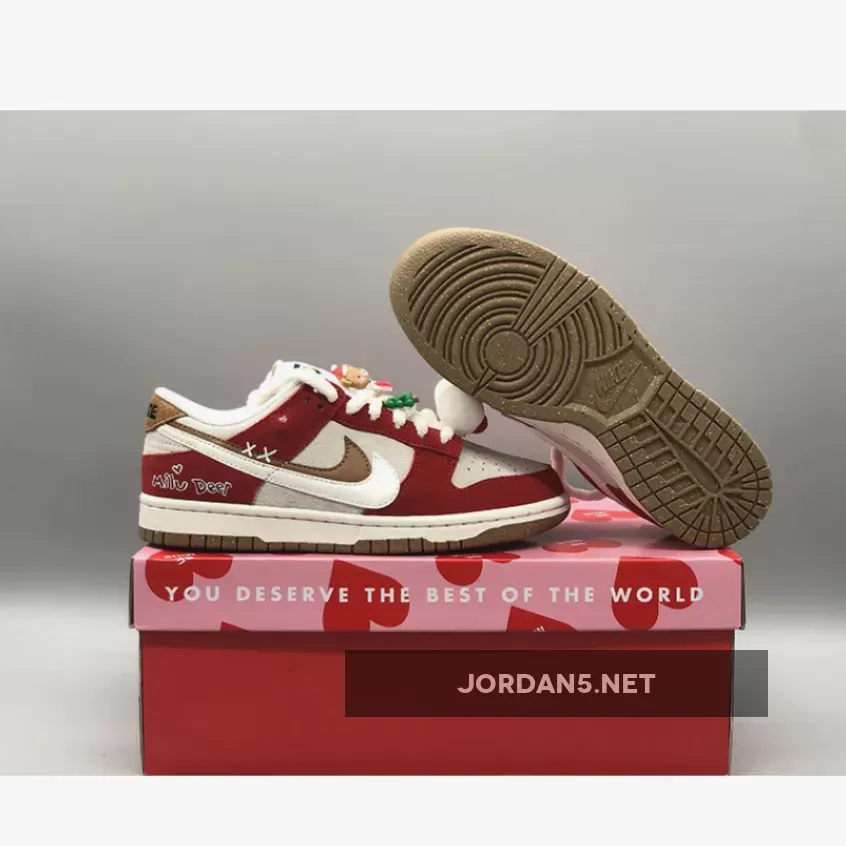 Nike Dunk Low 'Christmas' Red White #dunk lows red and white