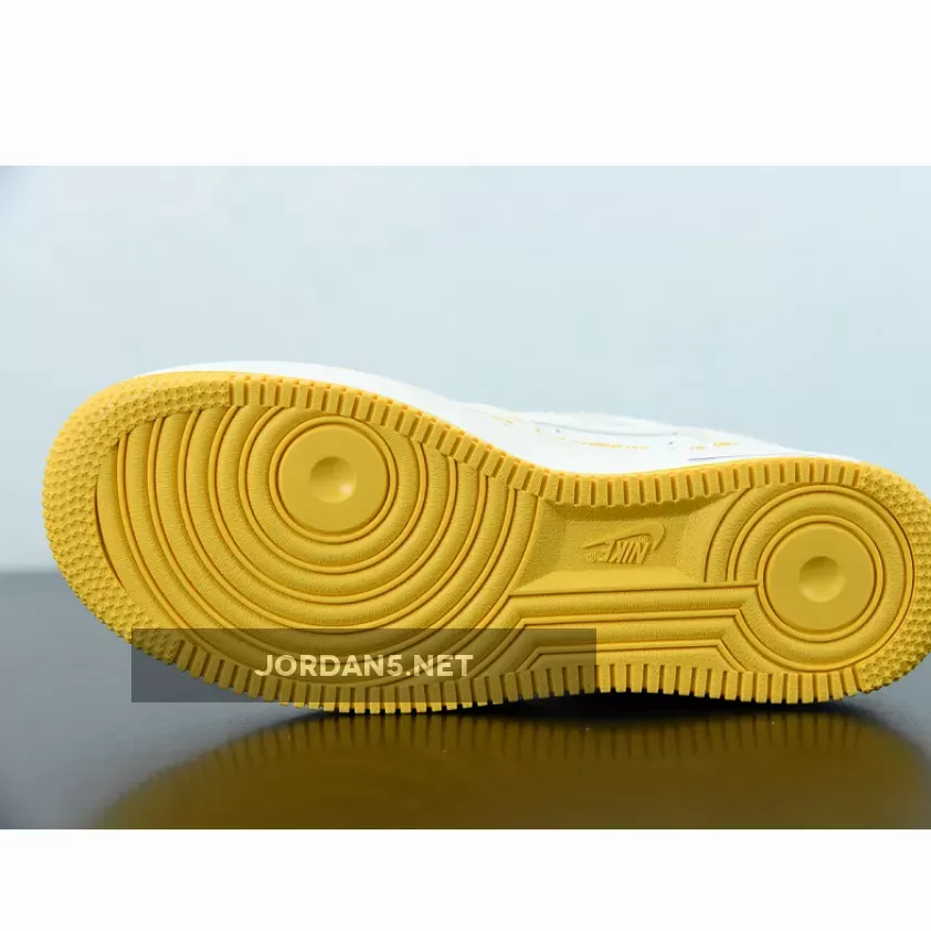 Discount Uninterrupted X Nike Air Force 1 Low White Yellow 1675865919