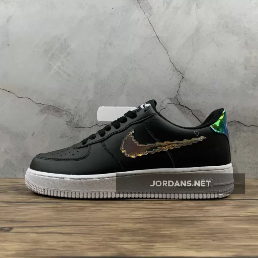 Nike Air Force 1 Low "Iridescent Pixel" Black/Multi-Color-White CV1699-002