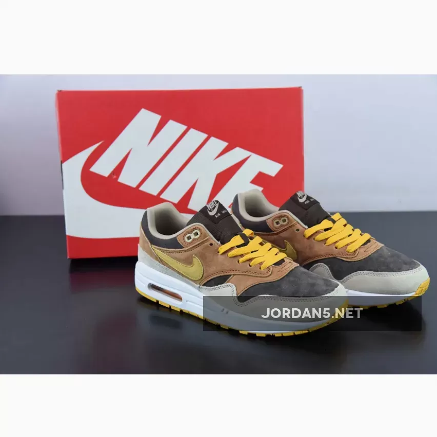 Nike Air Max 1 "Ugly Duckling" Pecan/Yellow Ochre/Baroque Brown DZ0482-200